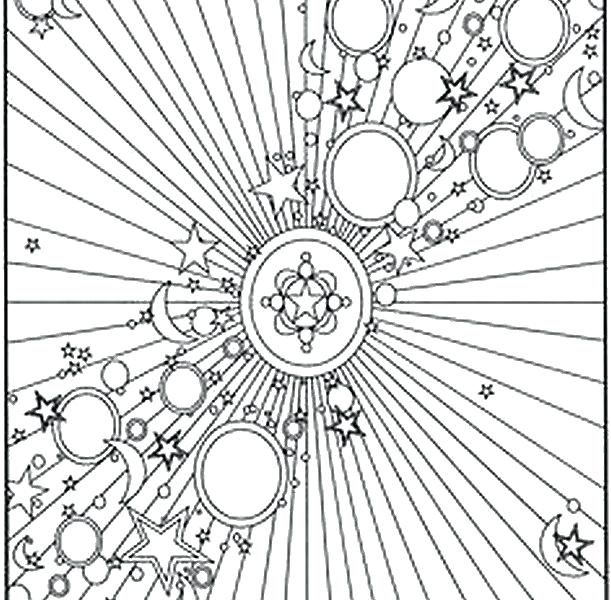 Moon And Stars Coloring Pages 611x600 Moon And Stars Coloring Pages