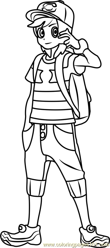 Hero Pokemon Sun And Moon Coloring Page 356x799 Hero Pokemon Sun And Moon Coloring Page