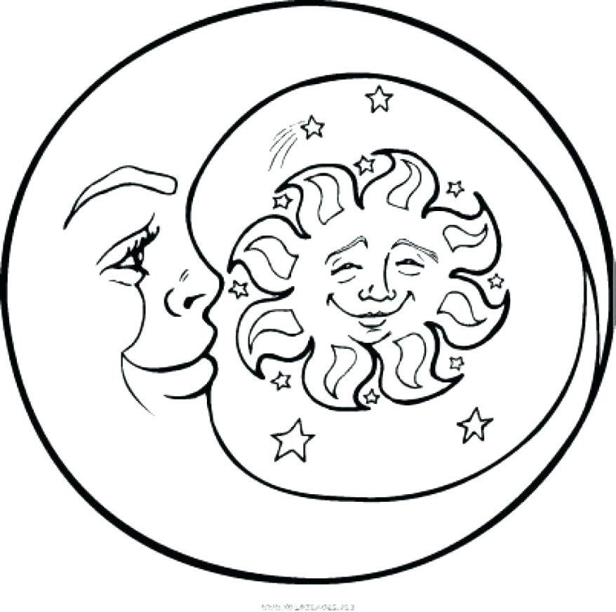 Sun And Moon Coloring Pages Together With Sun Moon Coloring Pages 878x873 Sun And Moon Coloring Pages Together With Sun Moon Coloring Pages
