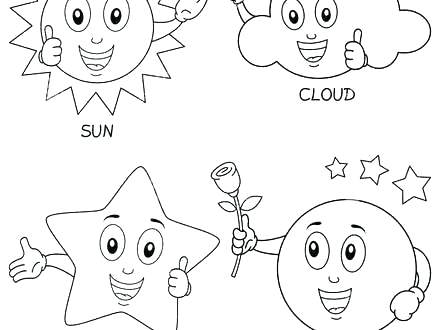 Sun Moon Stars Coloring Pages at GetColorings.com | Free printable ...