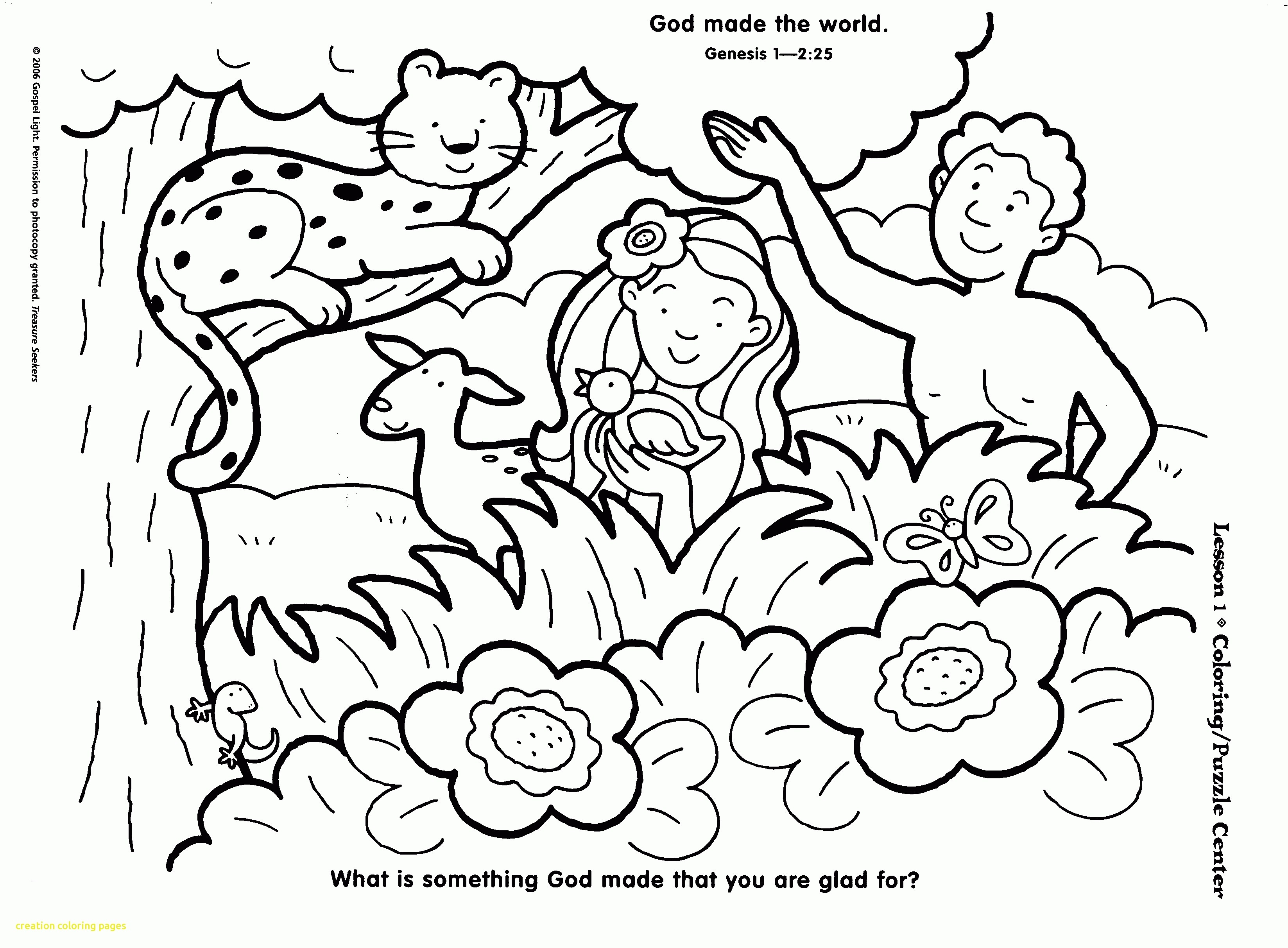 3295x2425 Creation Coloring Pages For Sunday School