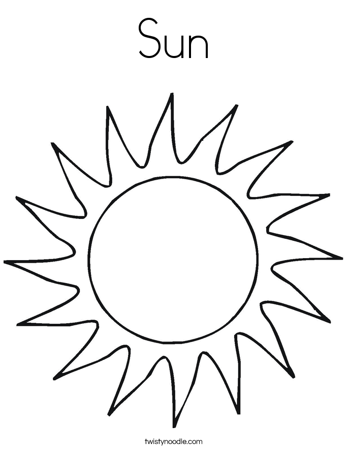 Sunny Weather Coloring Page 685x886 Sunny Weather Coloring Page