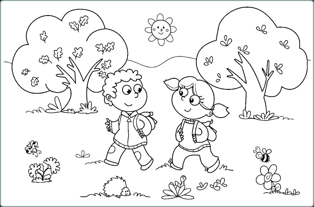 Sunny Day Coloring Pages For Kids Coloring Pages