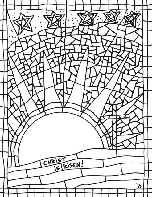 493x640 Easter Coloring Page Stushie Art