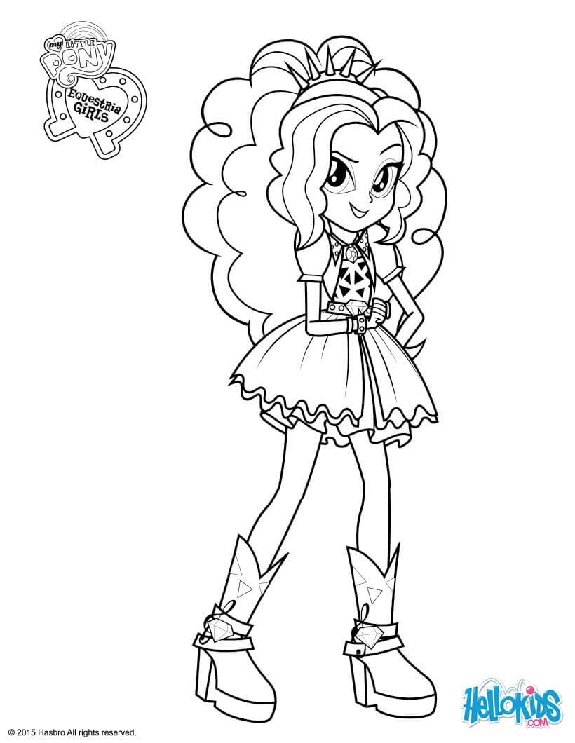 820x1060 Girls Sunset Shimmer Coloring Pages Download Unusual Acpra