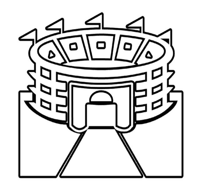 630x612 Pictures Stadium Super Bowl Coloring Pages Football Fun