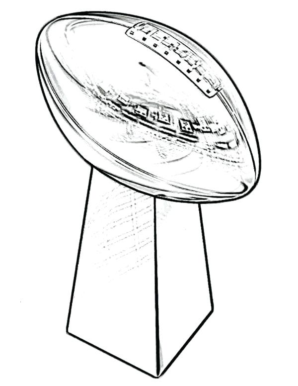 Superbowl Coloring Pages Super Bowl Trophy Coloring Pages Free 600x776 Superbowl Coloring Pages Super Bowl Trophy Coloring Pages Free