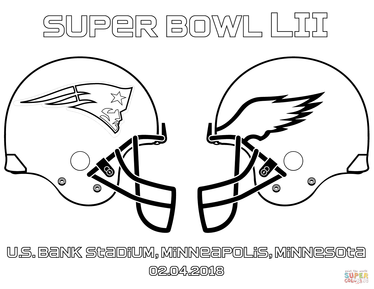 Special Superbowl Coloring Pages Super Bowl 50 1500x1160 Special Superbowl Coloring Pages Super Bowl 50
