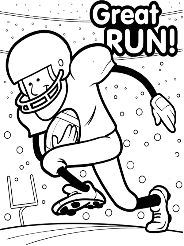 600x800 Super Bowl Coloring Pages