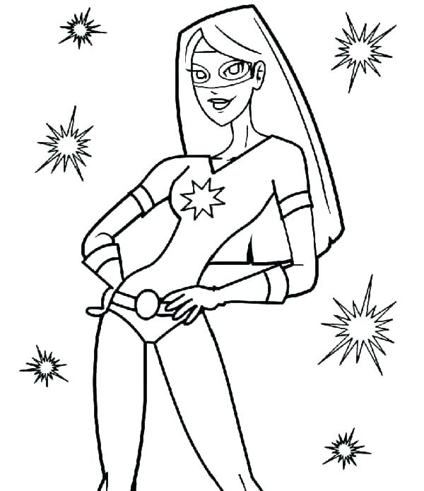 600x695 Hero Coloring Pages
