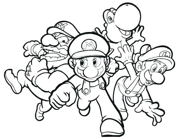 600x465 Mario Kart 7 Coloring Pages Super Coloring Pages Kart 7 Coloring