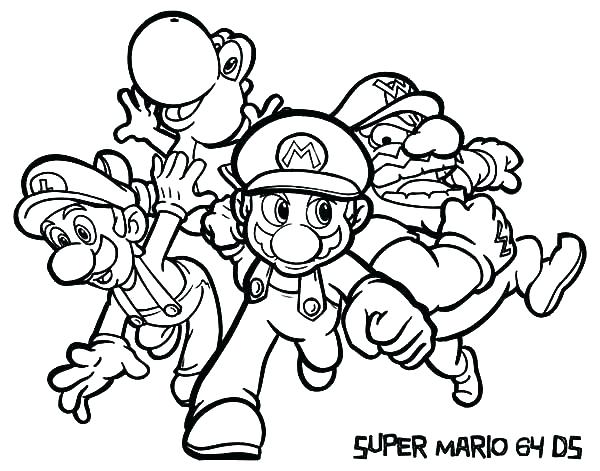 600x471 Super Mario Galaxy Coloring Pages Super Coloring Pages Bros