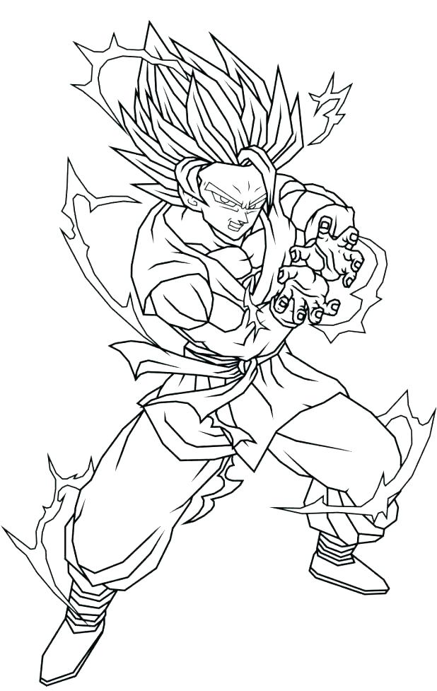 618x977 Super Saiyan Coloring Pages Super Coloring Page Goku Super Saiyan