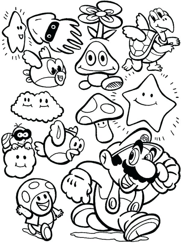 Super Mario Coloring Pages Super Coloring Page Awesome Super 600x804 Super Mario Coloring Pages Super Coloring Page Awesome Super