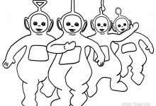 Teletubbies Coloring Pages 220x150 Teletubbies Coloring Pages