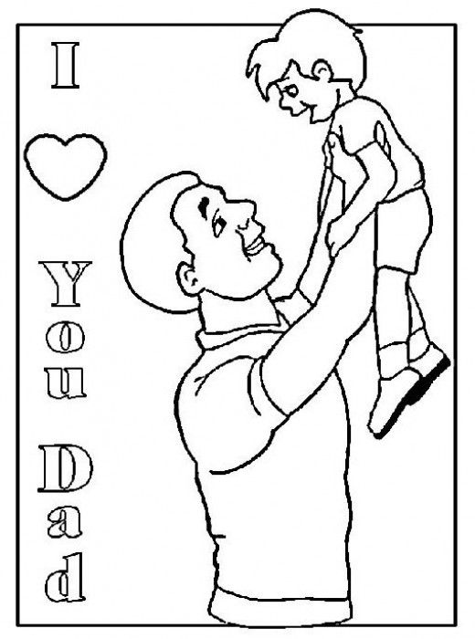 Super Dad Coloring Pages
