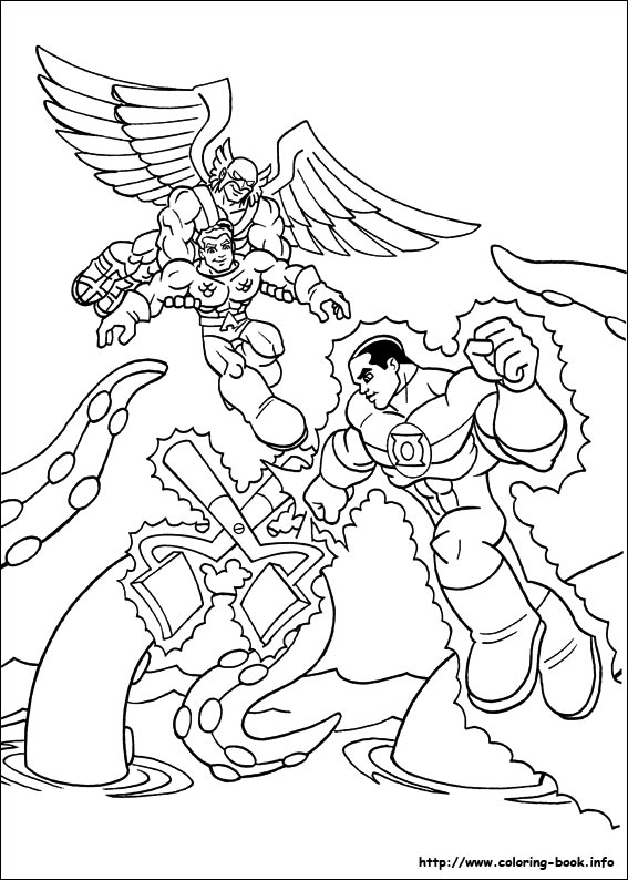 567x794 Super Friends Coloring Pages On Coloring