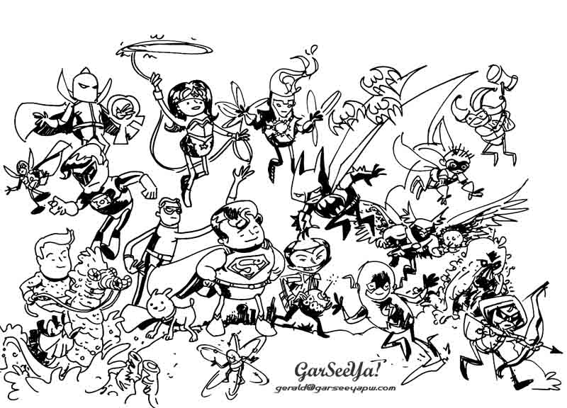 800x576 Coloriage Super Heros Dc Comics 30.jpg Coloring 4 Kids