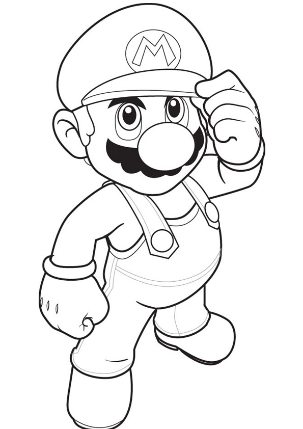 Mario Pictures Coloring Pages Super Mario Coloring Pages 595x842 Mario Pictures Coloring Pages Super Mario Coloring Pages