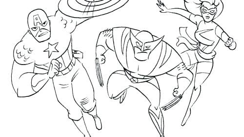 Superhero Pictures To Colour Together With Superhero Coloring 500x280 Superhero Pictures To Colour Together With Superhero Coloring