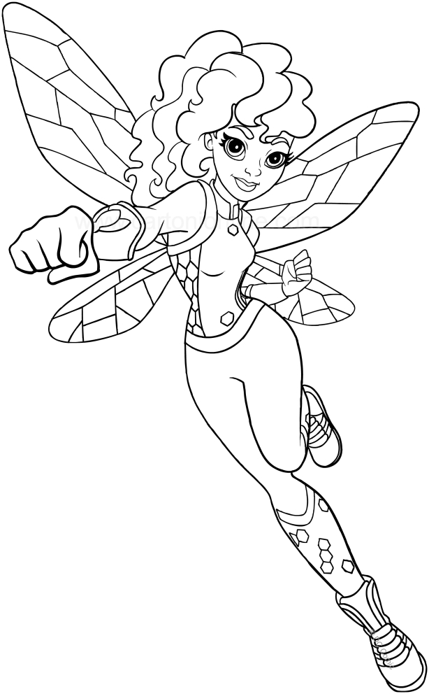 Super Hero Girls Coloring Pages Free Printable Super Hero High 614x992 Super Hero Girls Coloring Pages Free Printable Super Hero High