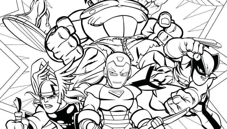 790x450 Super Hero Squad Coloring Pages Coloring Page Superhero Super Hero