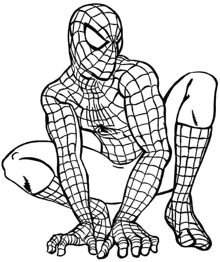 750x893 Super Hero Squad Coloring Pages To Print Marvel Superhero Coloring