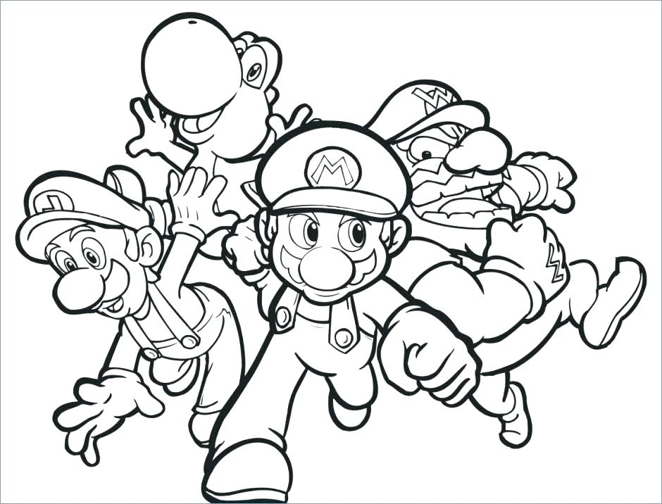 Super Mario Printable Coloring Pages 940x716 Super Mario Printable Coloring Pages