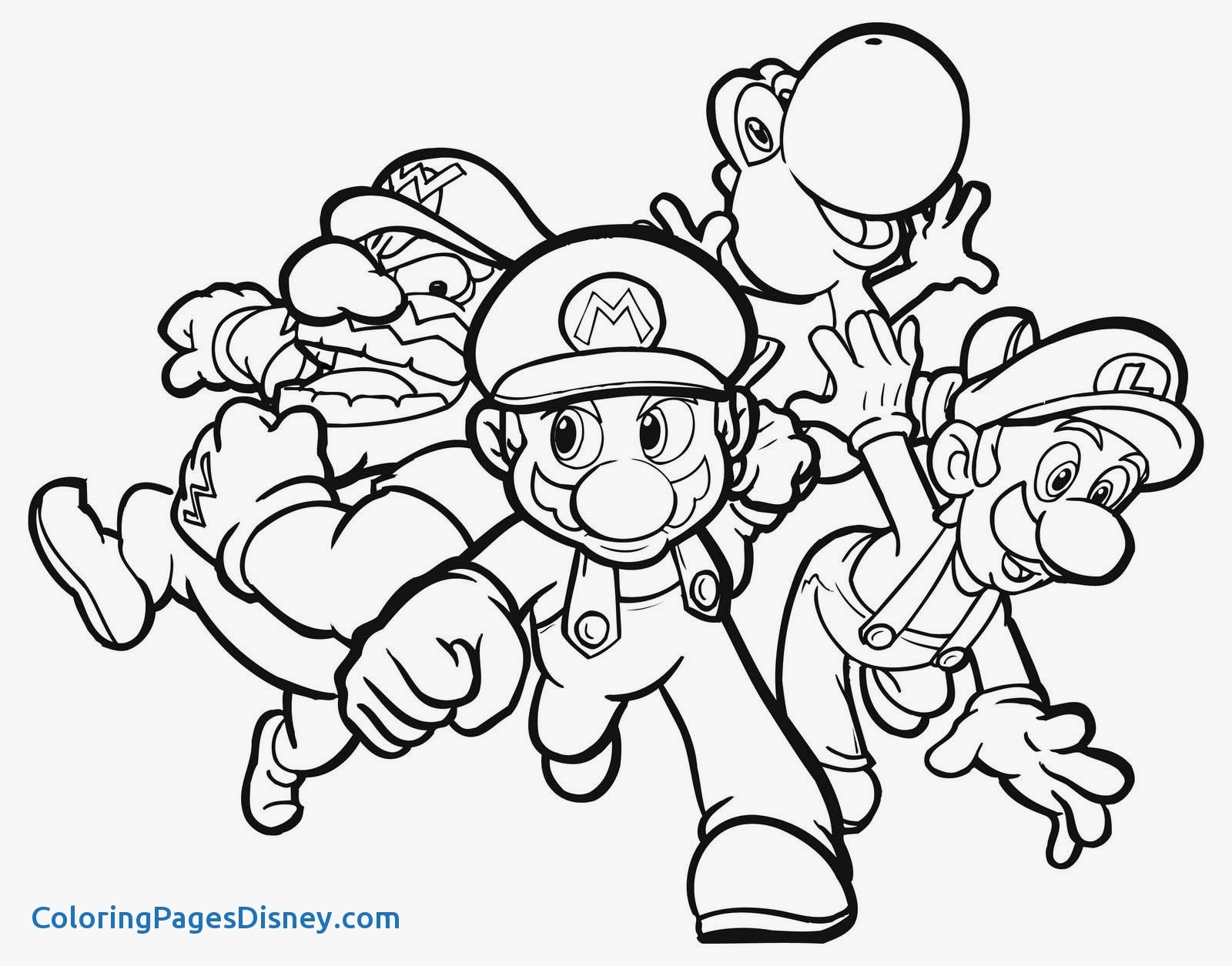 1600x1255 Super Mario Bros. Coloring Pages Fresh Mario Kart Coloring Pages