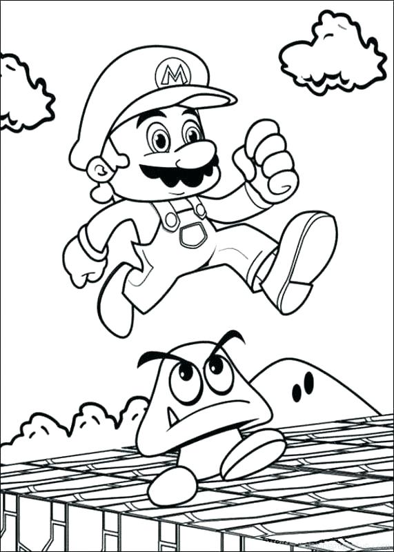 Super Mario Bros Coloring Pages at GetColorings.com | Free printable ...