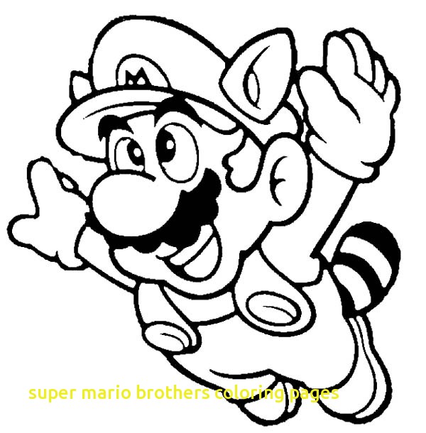 Super Mario Brothers Coloring Pages With Amazing Super Mario 600x610 Super Mario Brothers Coloring Pages With Amazing Super Mario