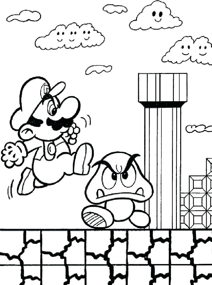 Super Mario Characters Coloring Pages at GetColorings.com | Free ...
