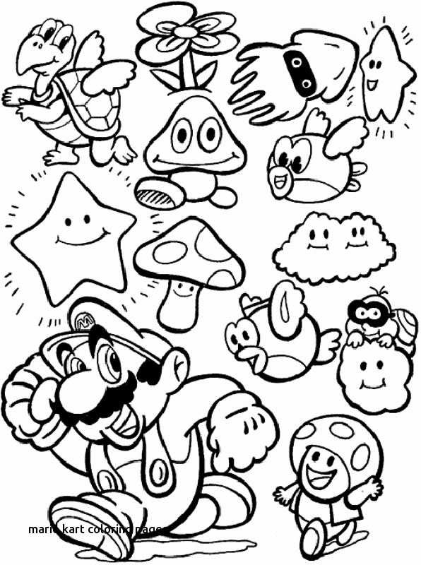 596x800 Coloring Pages Of Mario Characters Fresh Super Mario Bros Coloring