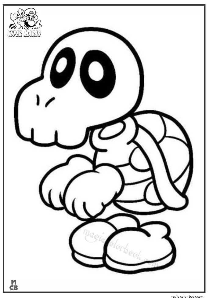 Paper Mario Super Mario Coloring Pages 685x975 Paper Mario Super Mario Coloring Pages