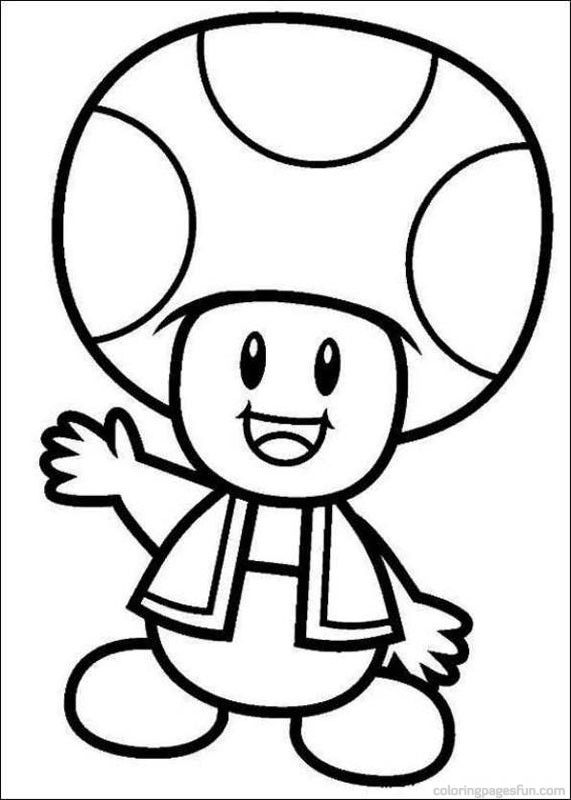 571x800 Super Mario Bros Coloring Pages 40