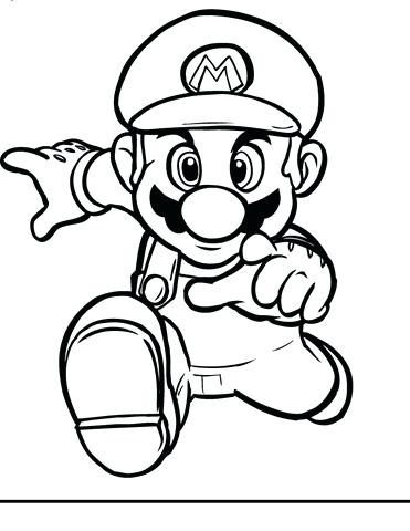 371x480 Mario Coloring Pages Free Free Brothers Printable Coloring Pages