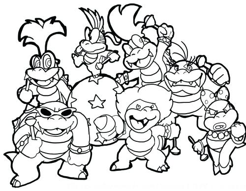 500x388 Super Bros Coloring Pages Or Super Bros Coloring Pages Super Mario