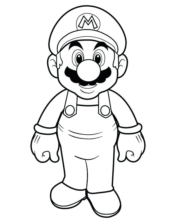 600x760 Super Mario Bros Coloring Sheets Bros Coloring Pages Super