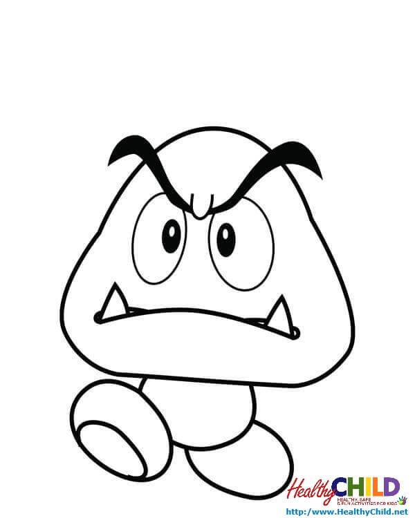 600x750 Super Mario Coloring Pages Online 3