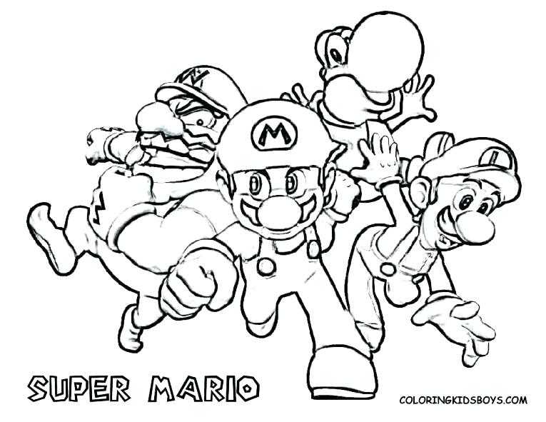 Super Mario Printable Coloring Pages at GetColorings.com | Free ...