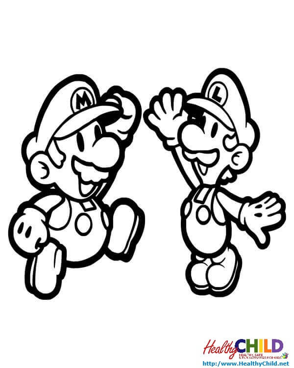 Super Mario Coloring Pages 600x750 Super Mario Coloring Pages