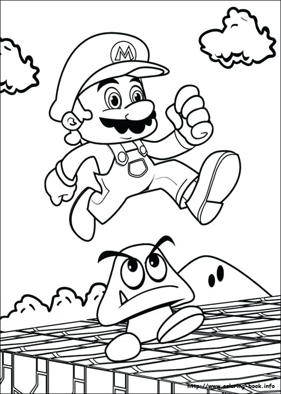 Super Mario Bros Coloring Pages Printables 567x794 Super Mario Bros Coloring Pages Printables