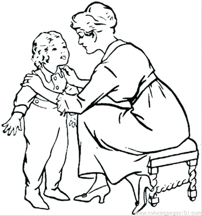 650x695 Mom Coloring Pages Coloring Pages For Mom 1 Mom Coloring Pages