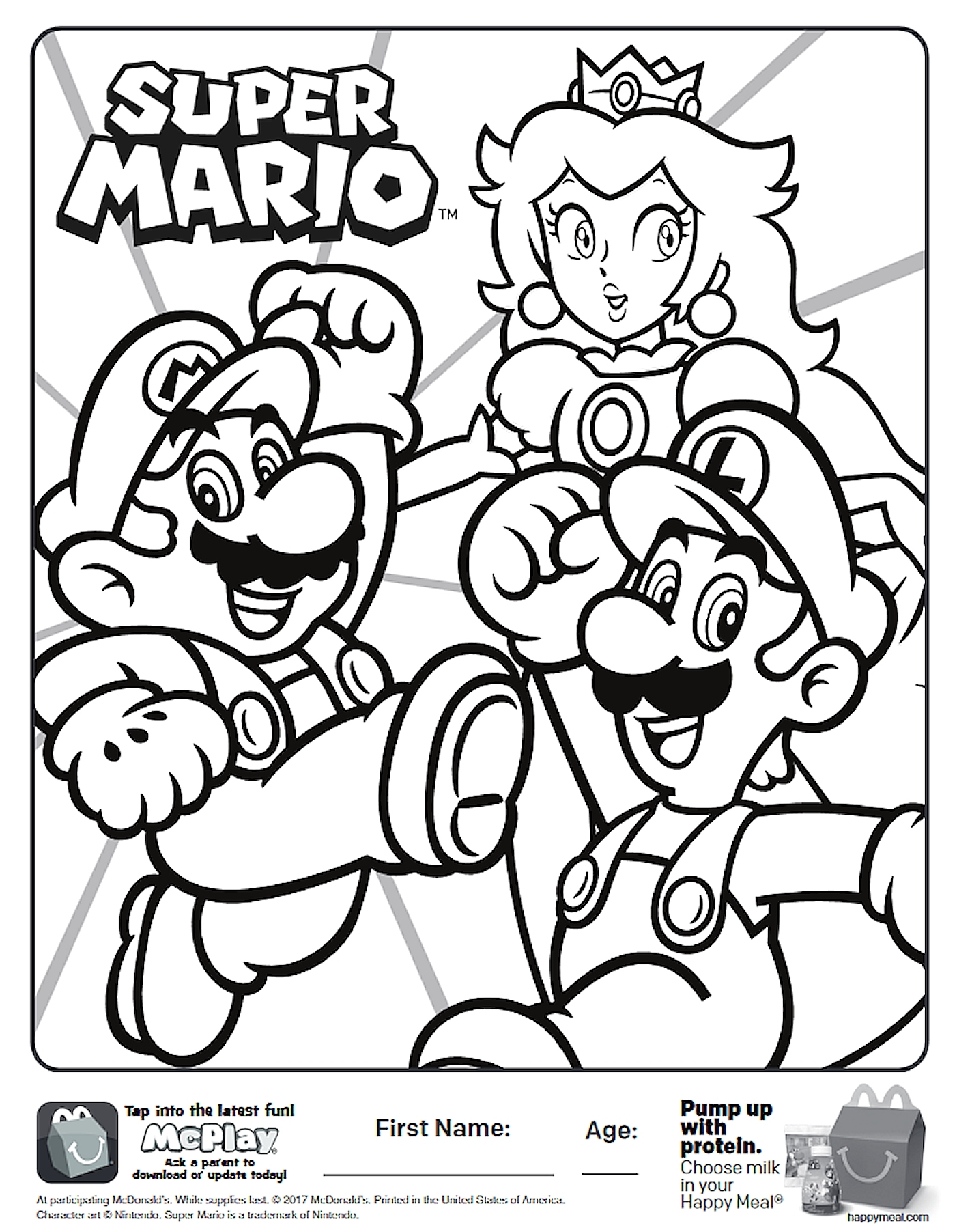 1402x1804 Cool Super Paper Mario Coloring Pages Colores Free
