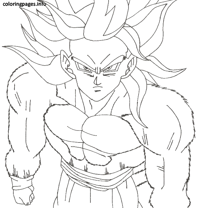 4coloring Goku Super Saiyan 4 Coloring Pages Coloring Pages 700x730 4coloring Goku Super Saiyan 4 Coloring Pages Coloring Pages