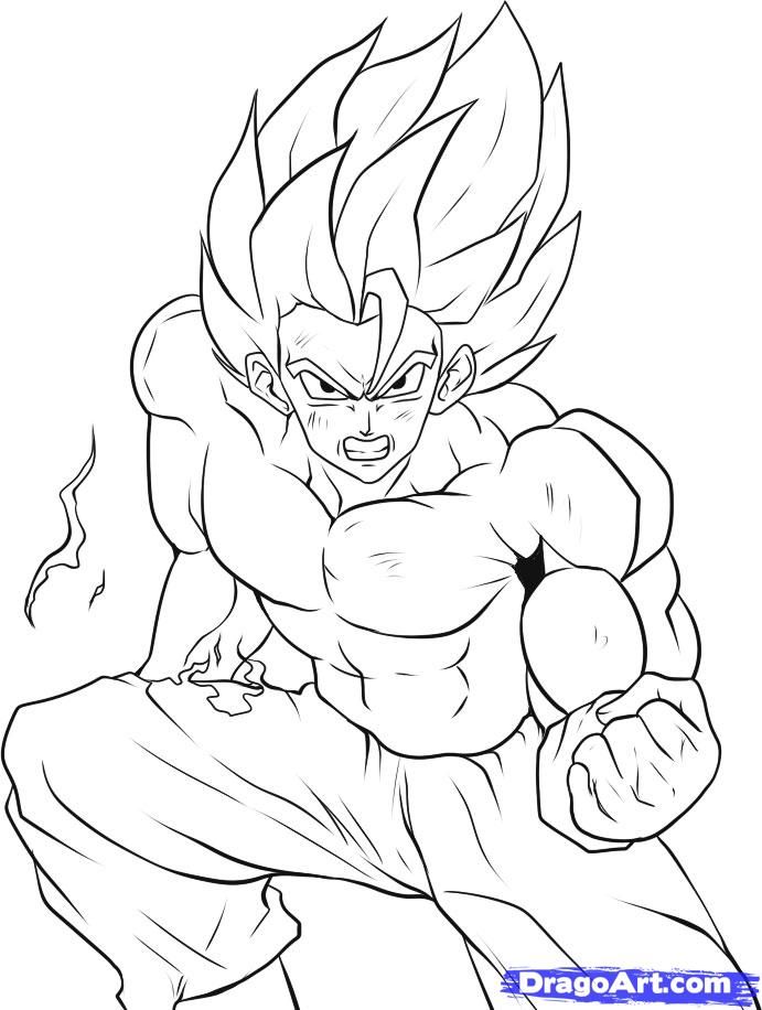 Goku Super Saiyan 4 Coloring Pages Images Isaiah Birthday 691x916 Goku Super Saiyan 4 Coloring Pages Images Isaiah Birthday