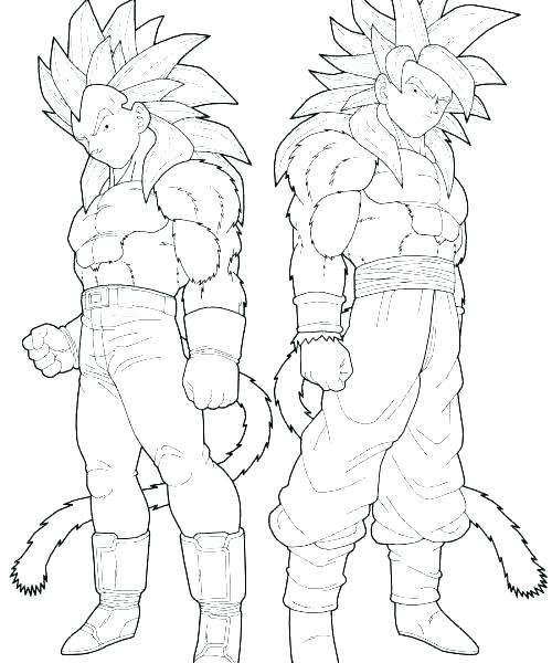 Dragon Ball Z Coloring Pages Goku Super Saiyan 4 Dragon Ball Z 500x600 Dragon Ball Z Coloring Pages Goku Super Saiyan 4 Dragon Ball Z