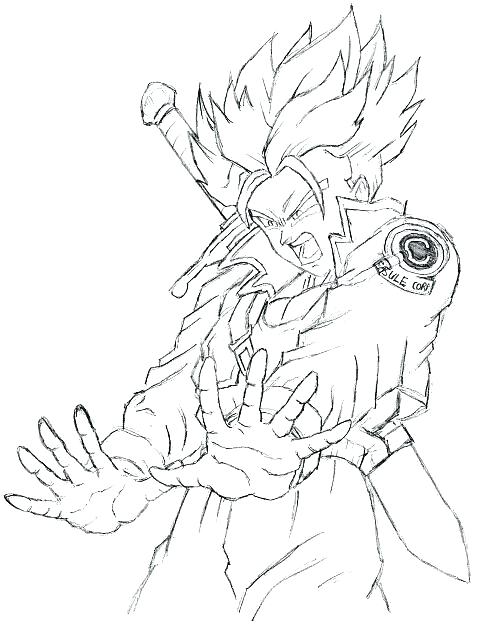 477x627 Goku Coloring Sheets Goku Super Saiyan 4 Coloring Sheets