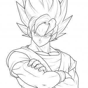 Super Saiyan Coloring Pages at GetColorings.com | Free printable ...