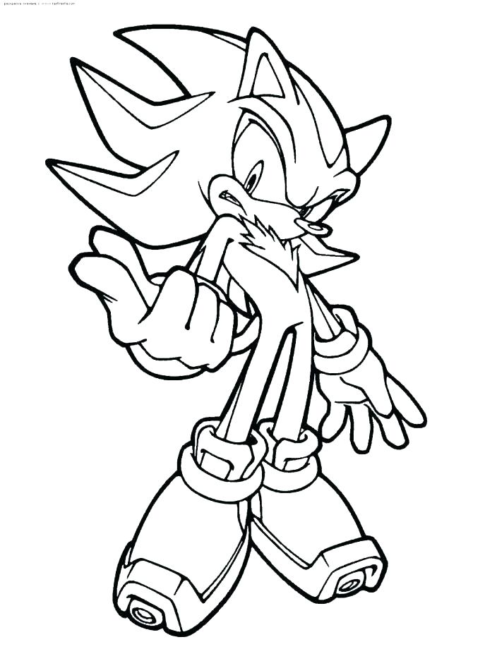 Super Shadow The Hedgehog Coloring Pages at GetColorings.com | Free ...